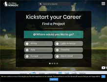 Tablet Screenshot of globalnomadic.com